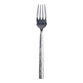 Hammered Stainless Steel Dinner Forks Set of 4