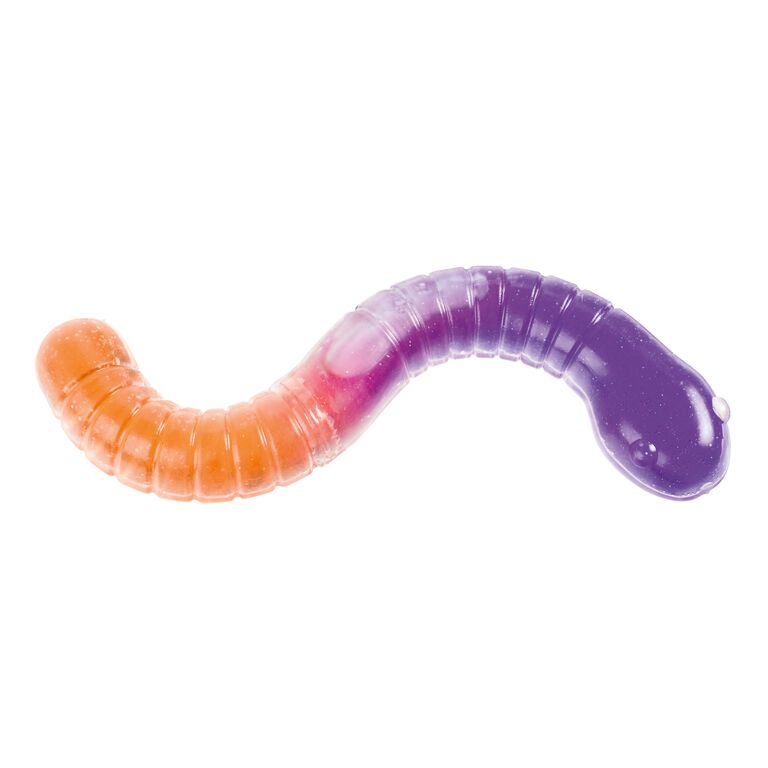 Jumbo Gummy Worm Slime Toy Set of 2 image number 2