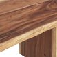 Sansur Rustic Pecan Live Edge Wood Dining Table image number 3