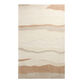 Lava Warm Terracotta and Ivory Modern Tufted Wool Area Rug image number 0