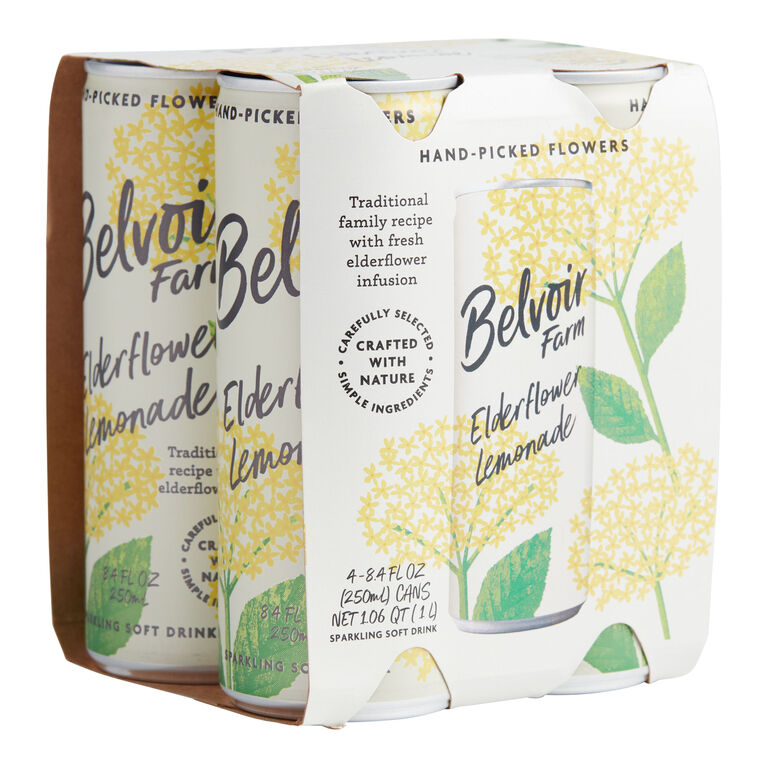 Belvoir Farm Elderflower Lemonade 4 Pack image number 1
