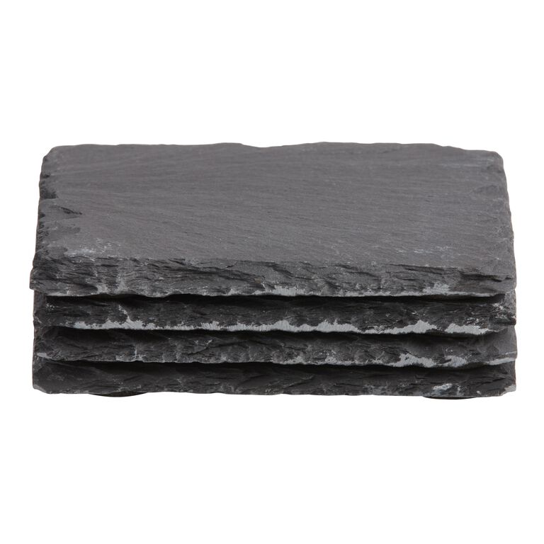 Square Slate Coasters 4 Pack image number 2