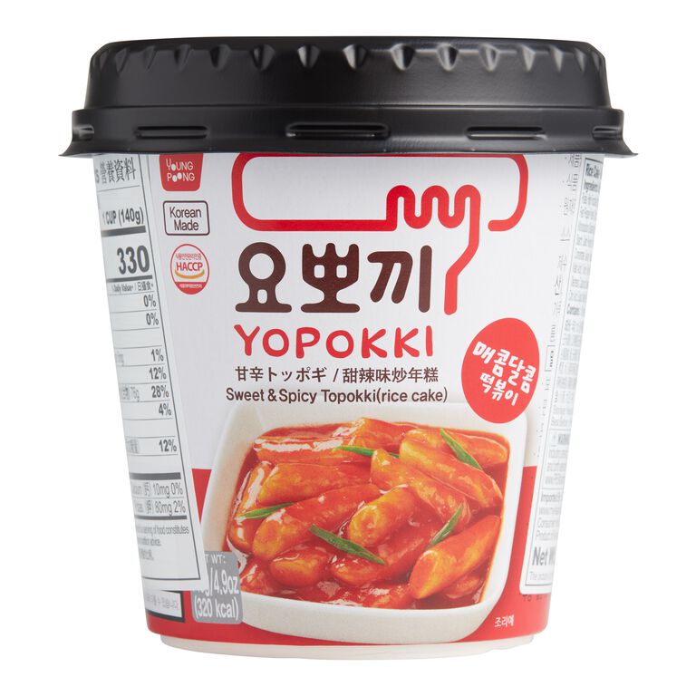 Yopokki Sweet and Spicy Topokki Cup Set of 2 image number 1