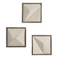 Square Dove Gray Ecomix Panel Framed Wall Decor 3 Piece image number 0