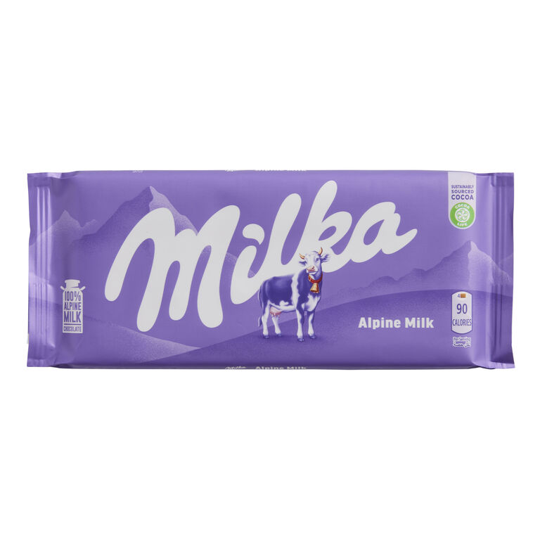 Milka Alpine Milk Chocolate Bar Set of 2 image number 1
