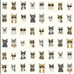 Rifle Paper Co. Cool Cats Peel and Stick Wallpaper