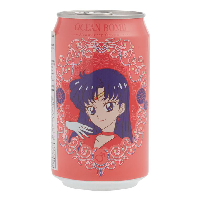 Ocean Bomb Sailor Mars Strawberry Carbonated Water image number 1