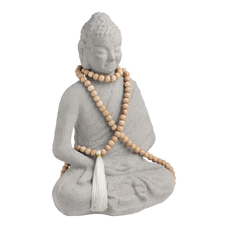 CRAFT Buddha With Mala Beads Decor image number 1
