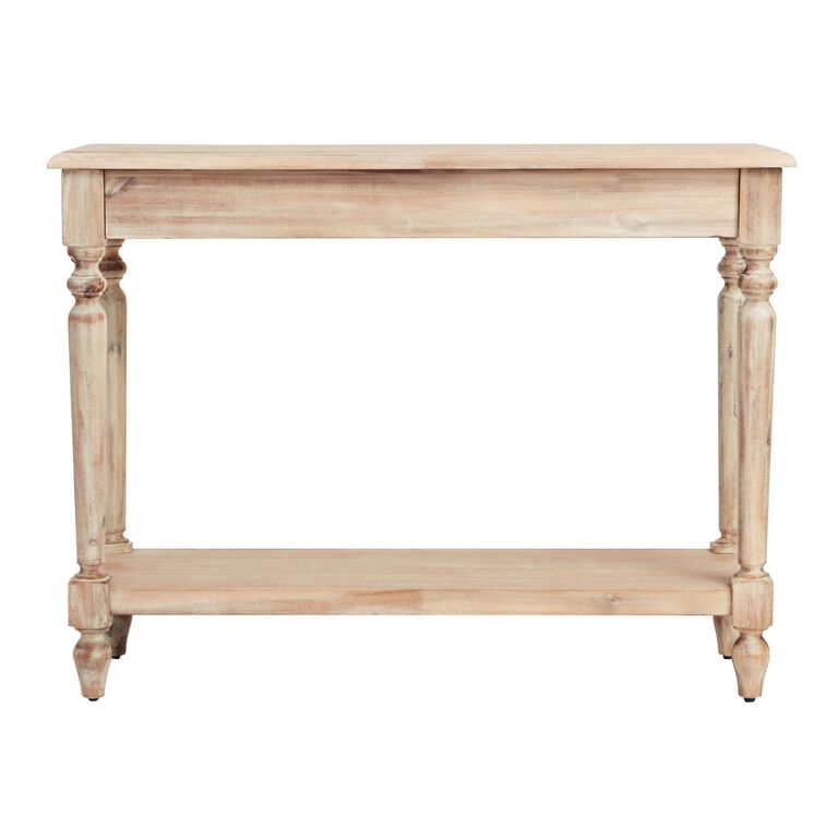 Everett Short Weathered Natural Wood Foyer Table image number 5