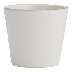Prado White Reactive Glaze Ceramic Mug