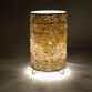 Alana White Laser Cut Fabric Cylinder Accent Lamp image number 1
