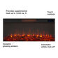 Sleetham Light Gray Wood Electric Fireplace Mantel image number 3