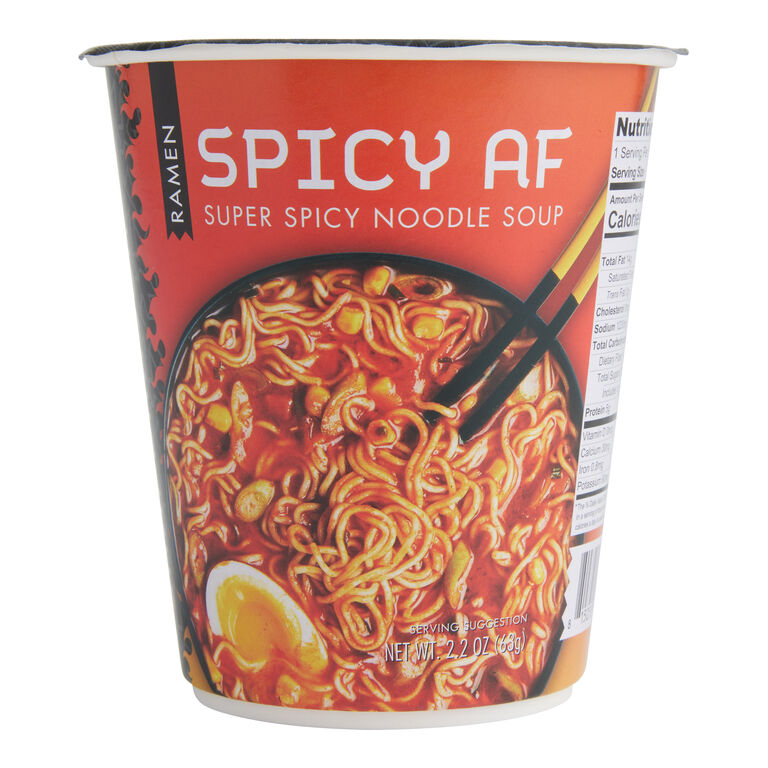 Snapdragon Spicy AF Ramen Noodle Soup Cup image number 1