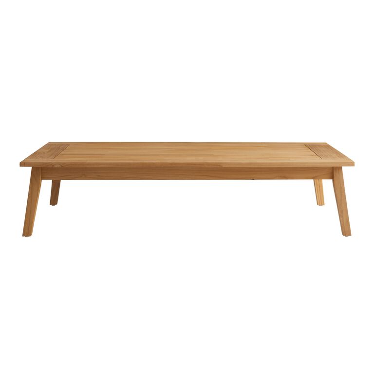 Somers Natural Teak Outdoor Coffee Table image number 2