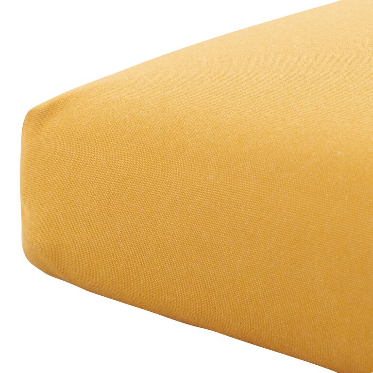 Sunbrella Buttercup Canvas Outdoor Chaise Lounge Cushion image number 2