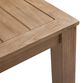 Corsica Light Brown Slatted Eucalyptus Outdoor Dining Table image number 4