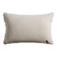 Ivory Hand Knit Popcorn Lumbar Pillow image number 1