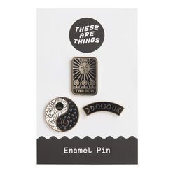 Sun And Moon Celestial Enamel Pins 3 Pack