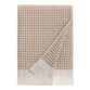 Sand and Ivory Waffle Weave Cotton Bath Towel image number 0
