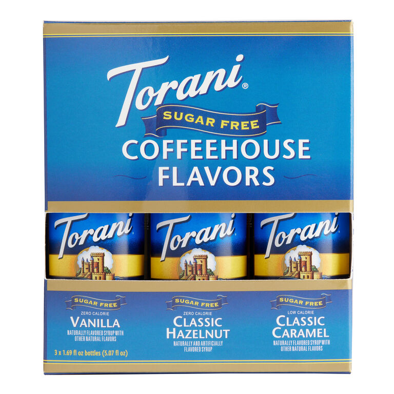 Torani Mini Sugar Free Coffeehouse Syrup Sampler 3 Pack image number 1