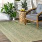 Green And Ivory Diamond Salma Indoor Outdoor Rug image number 1