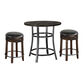 Hawes Mahogany And Metal Backless Counter Dining Collection image number 0