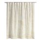 Sofia Ivory Tufted Floral Outline Shower Curtain image number 0