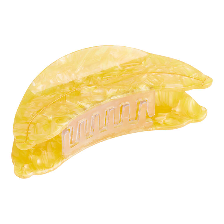 CHIMMI Yellow Banana Acrylic Claw Clip image number 1