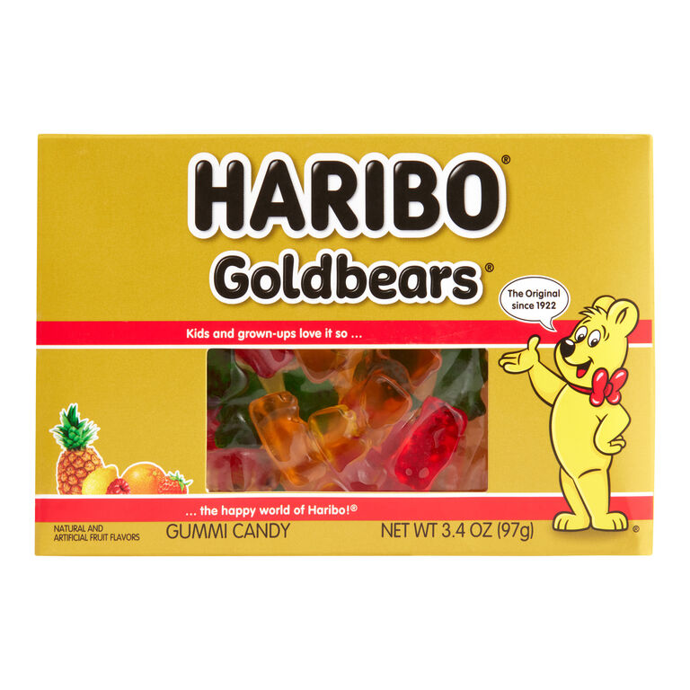 Haribo Sour Gold Bears Gummy Candy Theater Box Set Of 3 image number 1