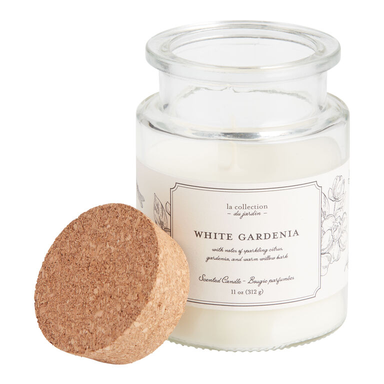 Jardin White Gardenia Scented Candle image number 1