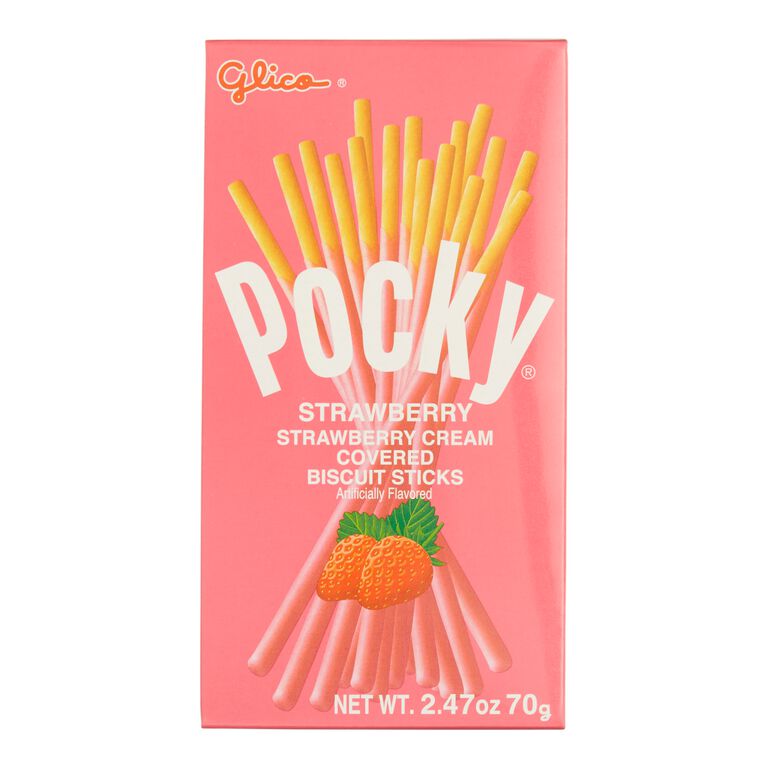Pocky Strawberry Biscuit Sticks image number 1