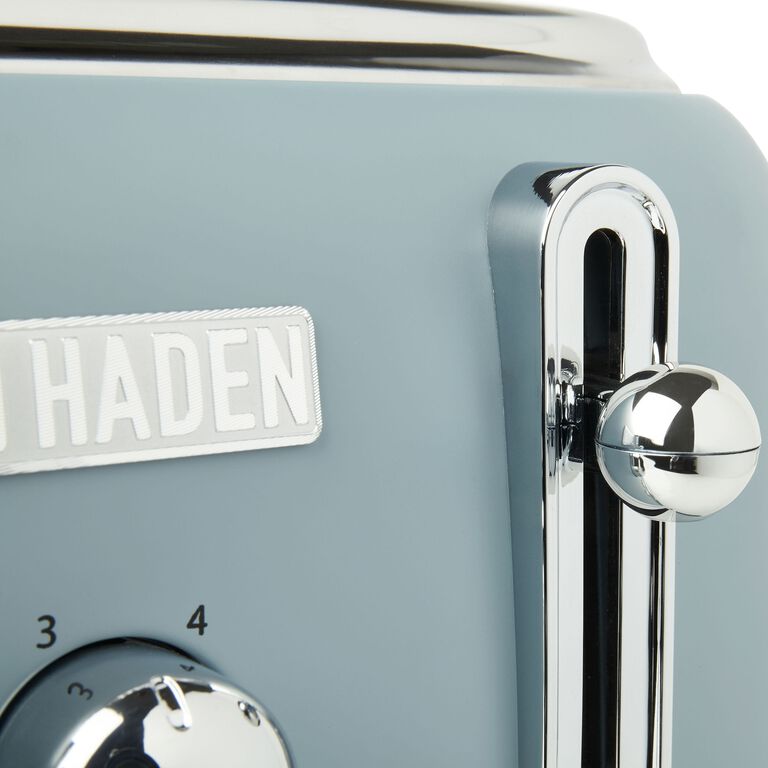 Haden Poole Blue Highclere 4 Slice Wide Slot Toaster image number 4
