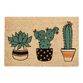 Potted Cactus Coir Doormat image number 0