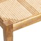 Astrud Wood and Rattan Cane Bench image number 2