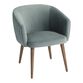 Chelsea Curved Back Upholstered Dining Armchair image number 0