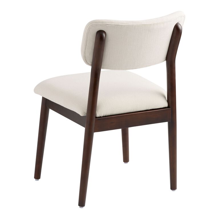Ramona Ivory Split Back Upholstered Dining Chair Set of 2 image number 4