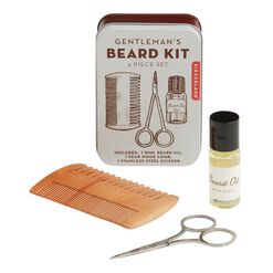 Kikkerland Gentleman's Beard Kit 3 Piece