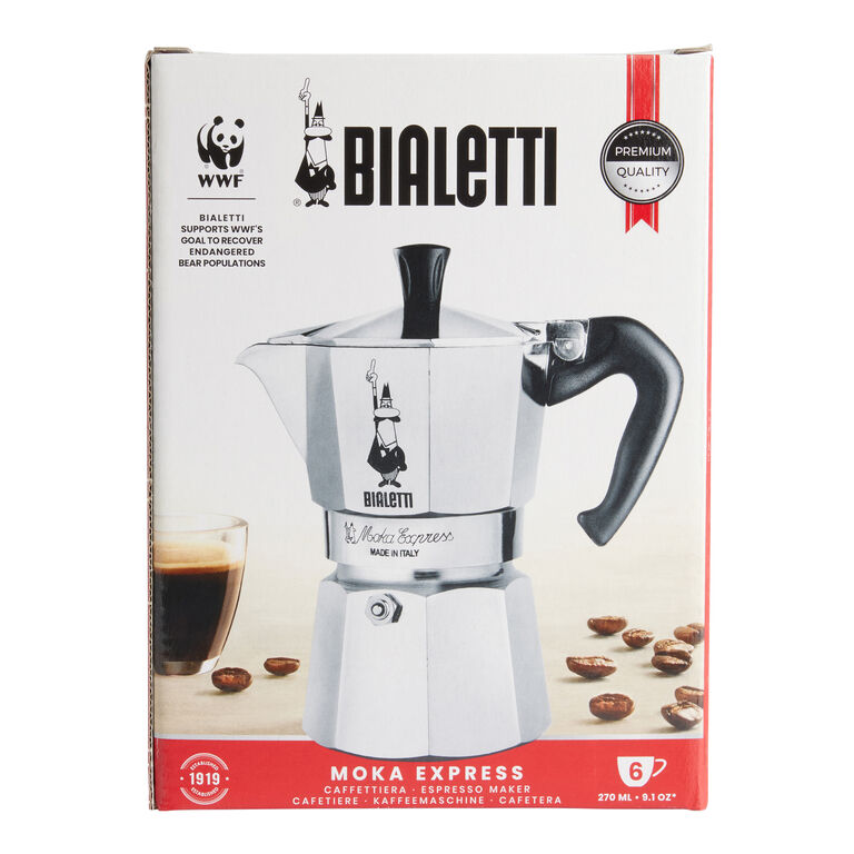 Bialetti Moka Express 6 Cup Stovetop Espresso Maker image number 5
