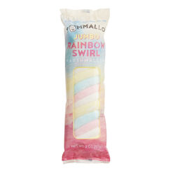 Yummallo Jumbo Rainbow Swirl Marshmallow Set of 4