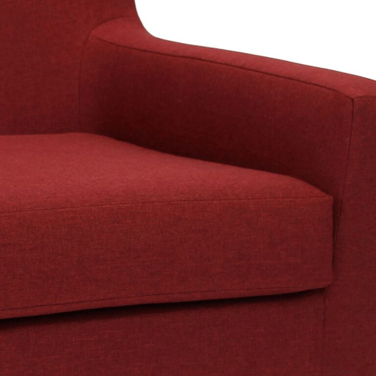 Perry Straight Arm Upholstered Chair image number 6