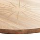 Round Acacia Wood Sunrise Inlay Serving Board image number 1