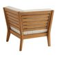 Somers Natural Teak Modular Outdoor Sectional Corner Chair image number 4