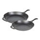Lodge Chef Collection Cast Iron Skillets 2 Piece Set image number 0