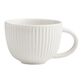 White Whittle Ribbed Dinnerware Collection image number 1