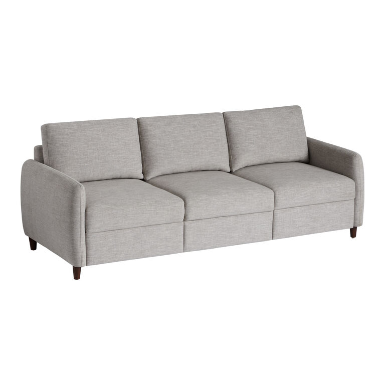 Hollis Gray Right Facing Sofa with Pullout Chaise image number 1