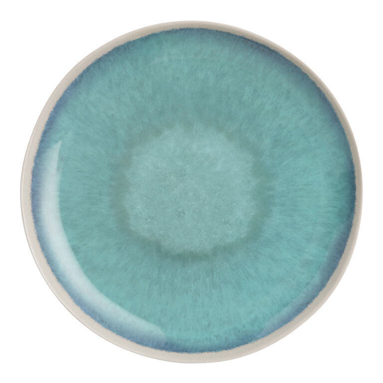 Blue Reactive Melamine Salad Plate image number 1