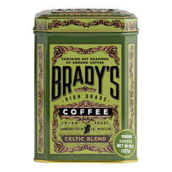 Brady's Celtic Blend Ground Coffee Tin