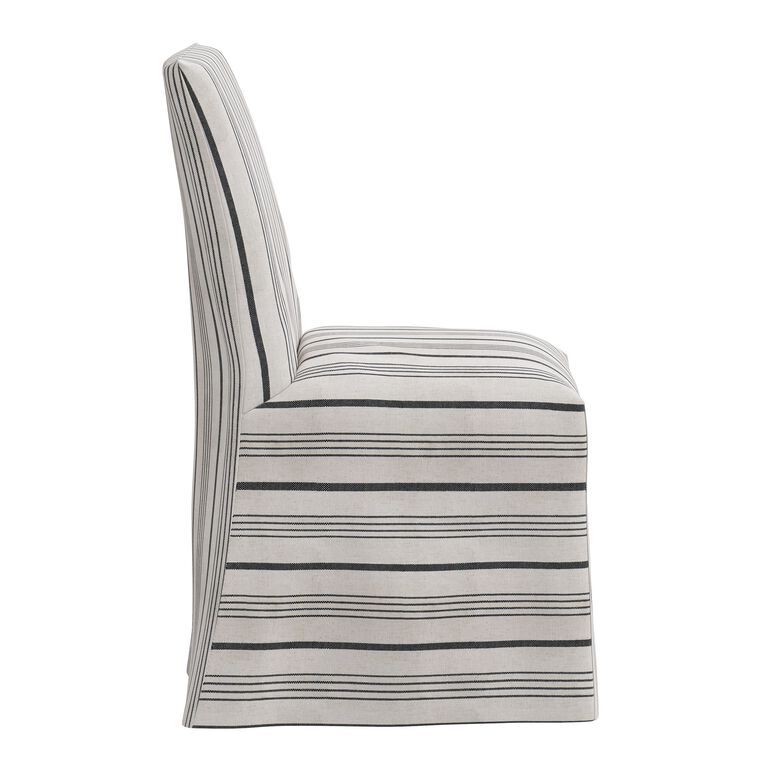 Landon Print Slipcover Dining Chair image number 5