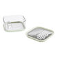 Square Stainless Steel Multi Grater with Storage Box and Lid image number 1