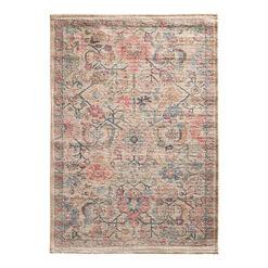 Kora Multicolor Floral Traditional Style Washable Area Rug